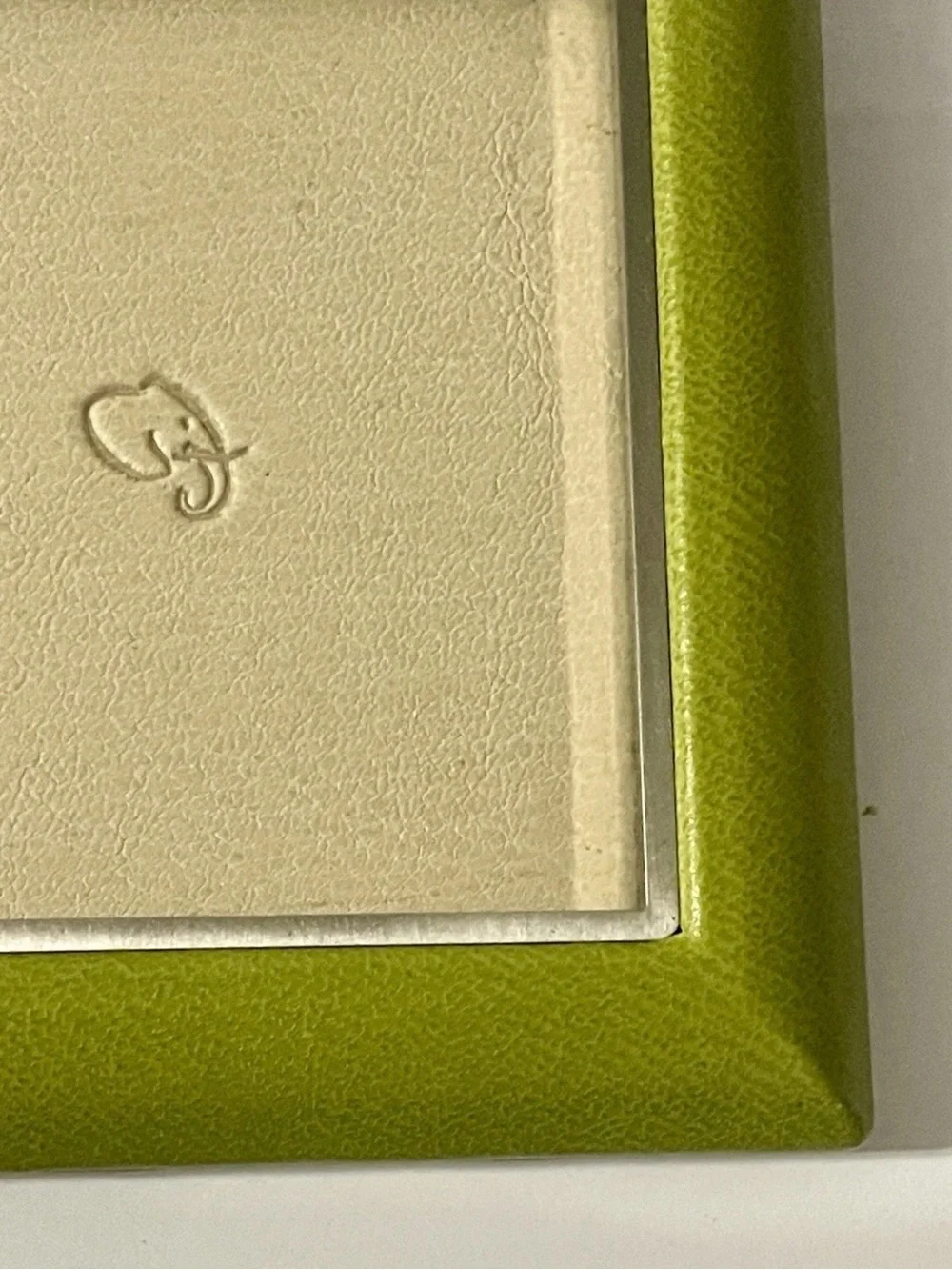 Architect Frame Square Leather and Metal Holds 4x4